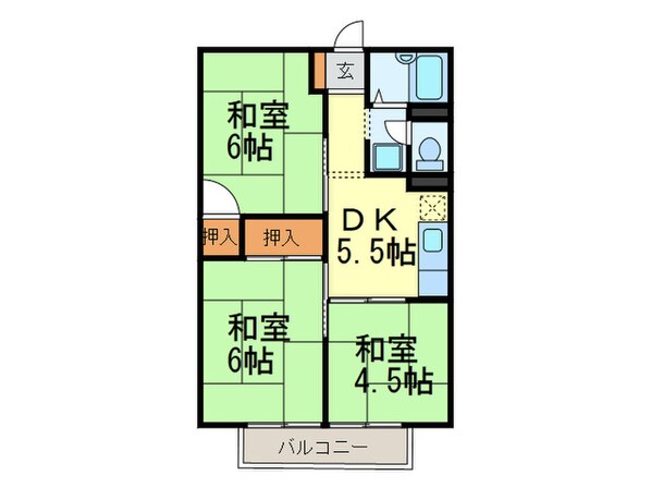 パークハイツ山手の物件間取画像